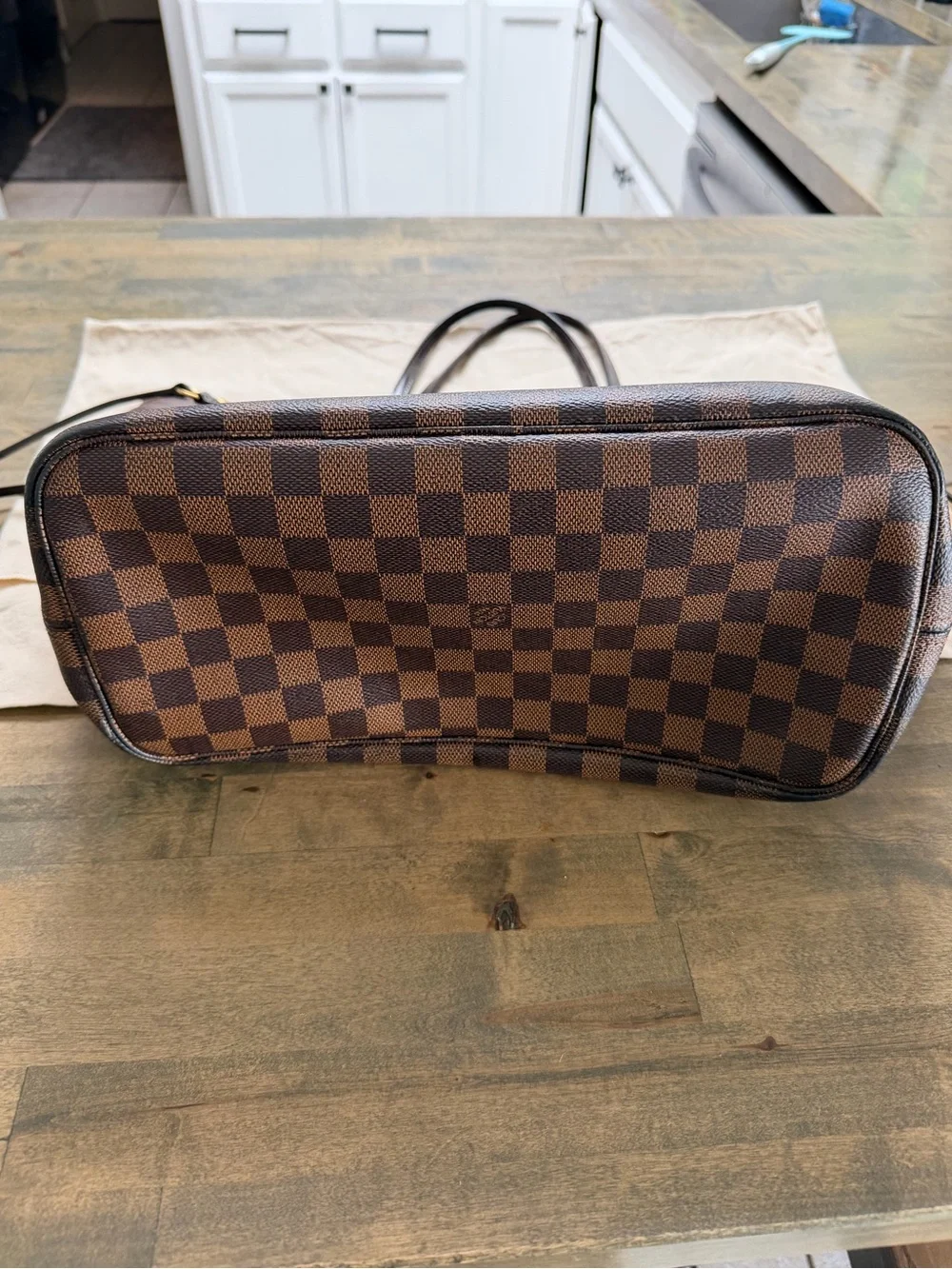 Louis Vuitton Brown Damier Never full MM